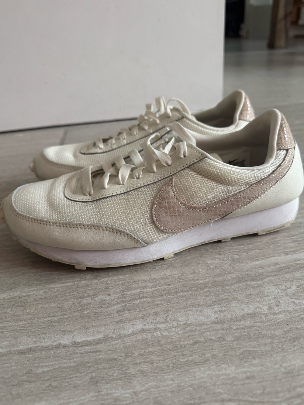 Nike Women's Cream Retro Runner Sneakers